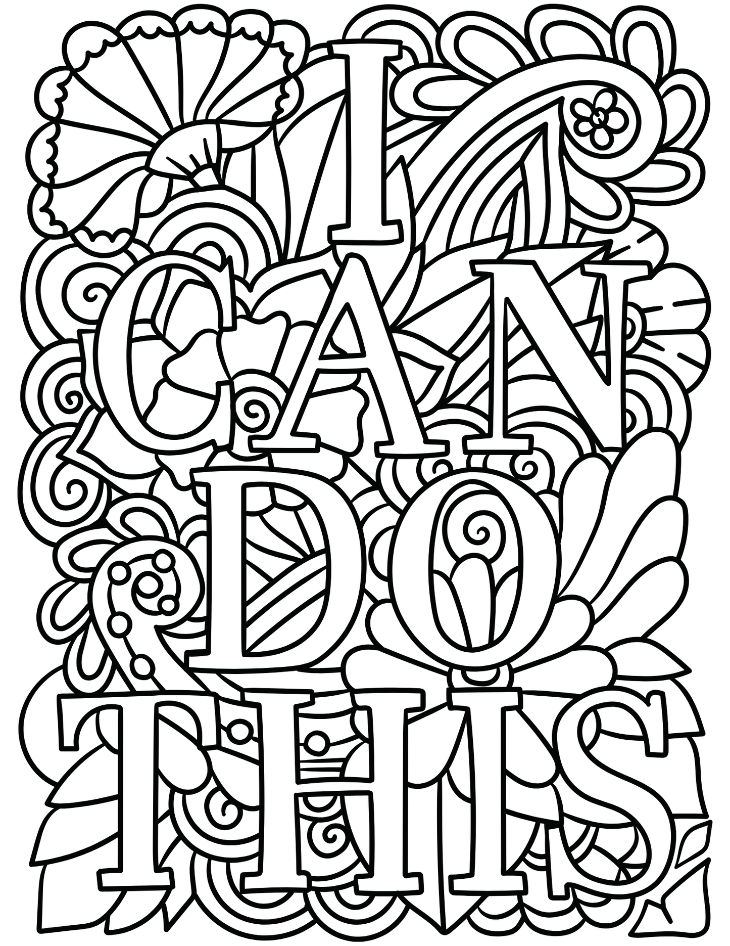 Peace and Calm Colouring Book